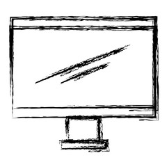 computer display isolated icon vector illustration design