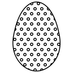 egg paint easter decoration vector illustration design