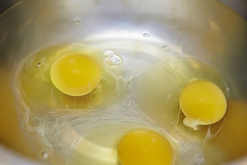 Eggs in bowl 