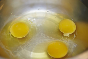 Eggs in bowl 