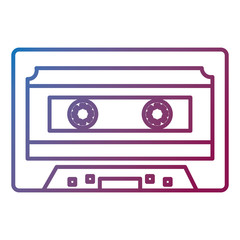 retro cassette isolated icon vector illustration design