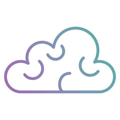 cloud sky isolated icon vector illustration design