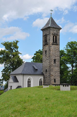 Fototapeta na wymiar Church in Konigstein fortess