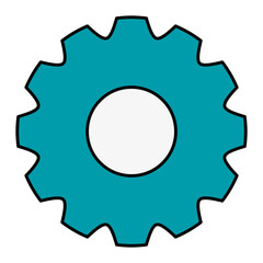 gears machinery isolated icon vector illustration design