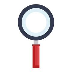 magnifying glass isolated icon vector illustration design