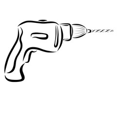 Drill without wire, tool for repair