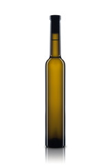 Bouteille de vin (alcool) sur fond blanc