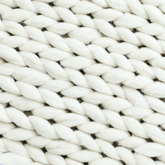 White texture background from merino blanket
