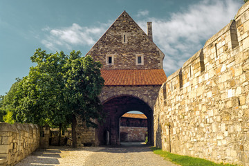 Gate tower in Royal Palace, Budapest