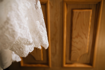 wedding gown, bridal gown