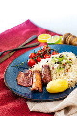 Central and Eastern European cuisines choucroute - sauerkraut with riesling