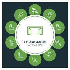 health, science, sports Infographic Circle outline Icons Set. Contains such Icons as  business,  website,  elements,  background,  pattern,  illustration and more. ..Fully Editable. Pixel Perfect