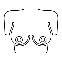 Medizin & Gesundheit Icon - Oberkörper