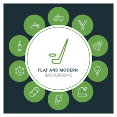 health, science, sports Infographic Circle outline Icons Set. Contains such Icons as  business,  website,  elements,  background,  pattern,  illustration, ice and more. ..Fully Editable. Pixel Perfect