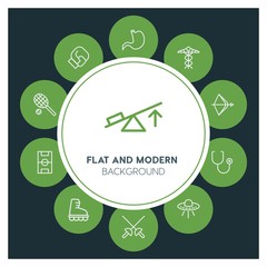 health, science, sports Infographic Circle outline Icons Set. Contains such Icons as  business,  website,  elements,  background,  pattern,  illustration, bow and more. ..Fully Editable. Pixel Perfect