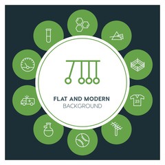 health, science, sports Infographic Circle outline Icons Set. Contains such Icons as  business,  website,  elements,  background,  pattern,  illustration and more. ..Fully Editable. Pixel Perfect