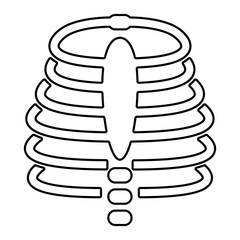 Medizin & Gesundheit Icon - Rippen