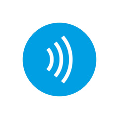 Contactless payment icon. Tap to pay concept - vector sign.