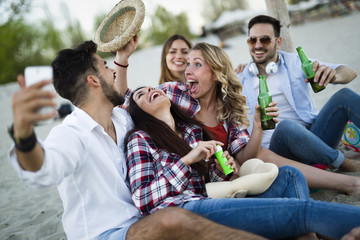 summer, holidays, vacation and happiness concept