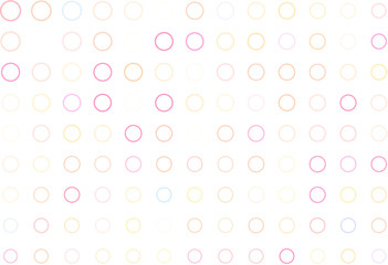 Abstract colored circles, bubbles, sphere or ellipses shape pattern. Graphic, repeat, design & illustration.