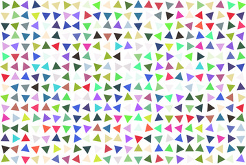 Abstract colored triangle shape pattern. Tile, decoration, graphic & messy.