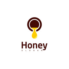 Fototapeta premium Honey Logo template