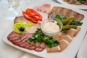 snacks and meals on the table