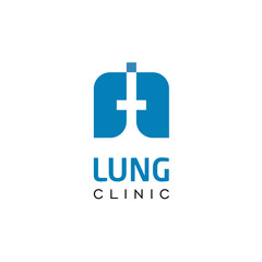 Lung Logo Design Vector