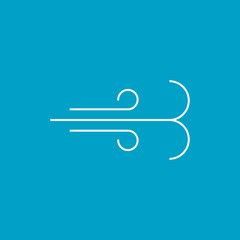 Wind Logo , Wind Line Icon