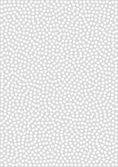 Obraz premium Abstract Halftone White Dots on Gray Background, A4 size. a4 format. Vector illustration