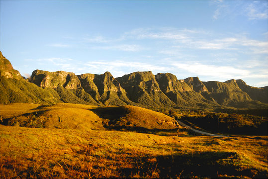 Dawn in the Serra do Corvo Branco, Santa Catarina Brazil