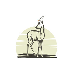 Goat logo concept Vector illustration