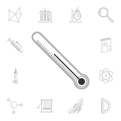 Temperature icon. Detailed set of Science and lab illustrations. Premium quality graphic design icon. One of the collection icons for websites, web design, mobile app