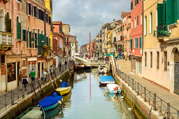 Fototapeta na wymiar Rio di Sant Anna, Venice