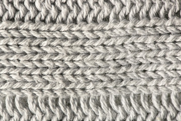 Textured gray background - striped textile close up image