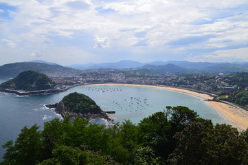 Vistas monte Igueldo San Sebasti&aacute;n