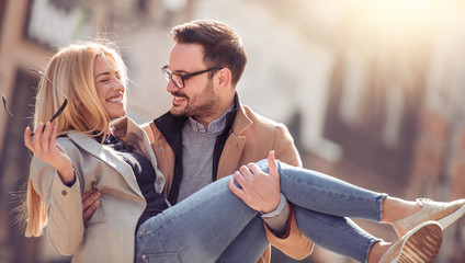 Lovely happy couple