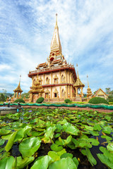 The most important of buddhist temples of Phuket is Wat Chalong or formally Wat Chaiyathararam in Phuket, Thailand.