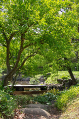 Kiyosumi garden in Koto ward Tokyo, Japan