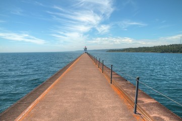 Two Harbors is a community on the North Shore of Lake Superior in Minnesota