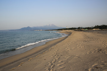 弓ヶ浜海岸の風景　（鳥取県米子市）