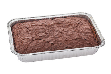 Pan of Fresh Baked Brownies
