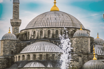 Obraz premium Sultanahmed Mosque Closeup
