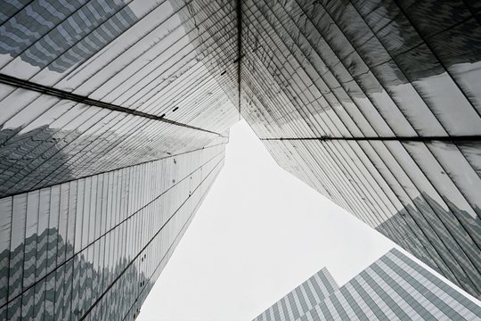 New York City in Rain - Manhattan Skyscraper - Vertical Image
