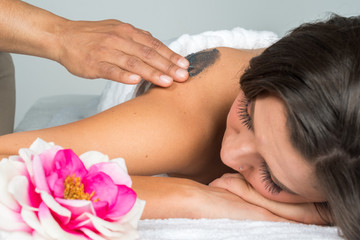 Obraz na płótnie Canvas Woman Getting Massage