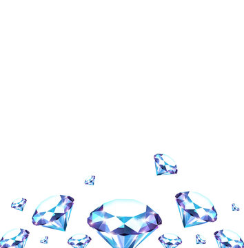 Background with diamonds