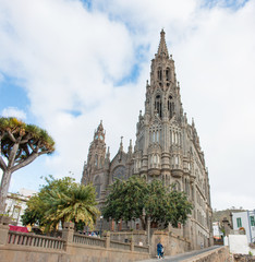 Fototapeta na wymiar Iglesia de San Juan Bautista Gran Canaria Kanaren island Spain Arucas