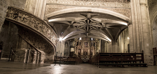 Naklejka premium Interior de la catedral de Morella