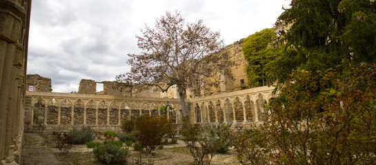 Fototapeta premium Patio interior Castillo Morella