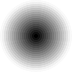 Black circle gradient background